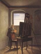 Georg Friedrich Kersting, Caspar David Friedrich in his Studio (mk22)